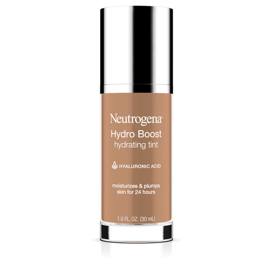 Neutrogena bottle front packaging showing label and shade 115 Cocoa hydration benefit