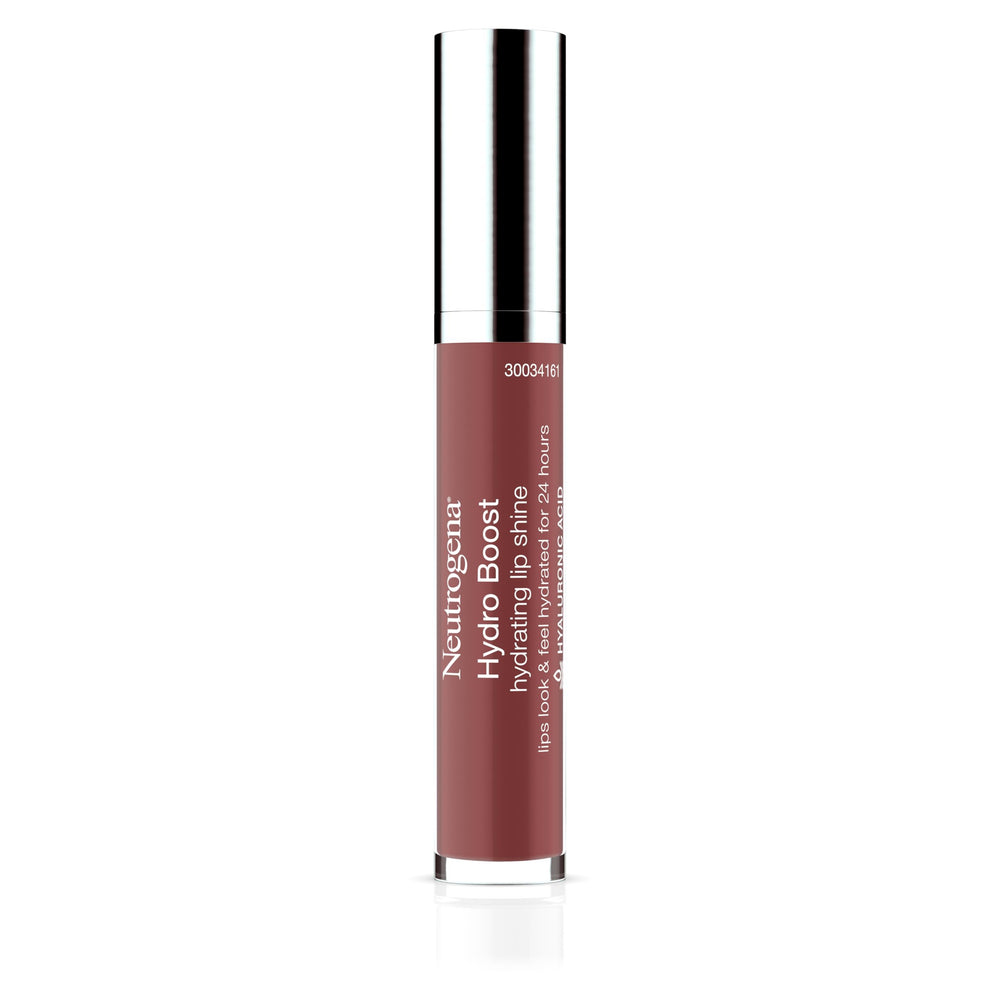 Neutrogena Hydro Boost front tube showing Pink Mocha shade and glossy finish benefit