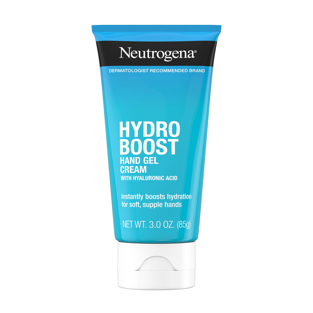 Neutrogena tube front view showing compact travel size and hydrate benefit