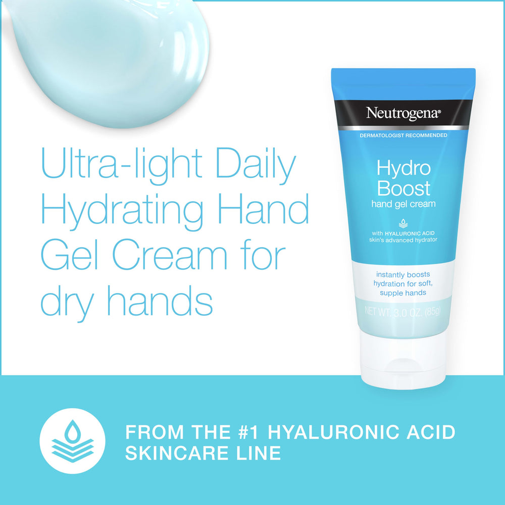 Neutrogena product applied to hands showing instant moisture and softening benefit