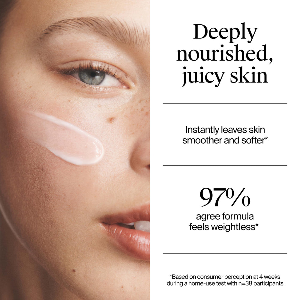 Neutrogena ingredient label highlighting hyaluronic acid and moisturizing benefits