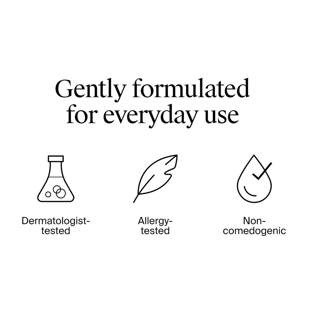 Neutrogena product label close-up highlighting key ingredients and transparency benefit