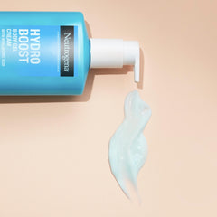 Neutrogena ingredient label close-up highlighting hyaluronic acid benefit