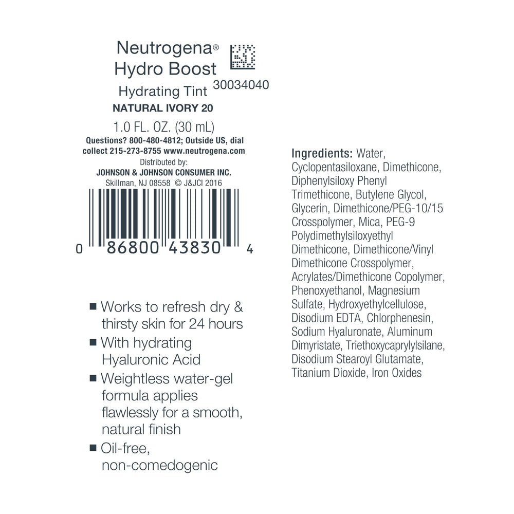 Neutrogena 1.0 fl. oz size comparison to show portability and travel-ready