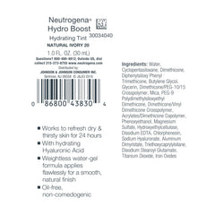 Neutrogena 1.0 fl. oz size comparison to show portability and travel-ready