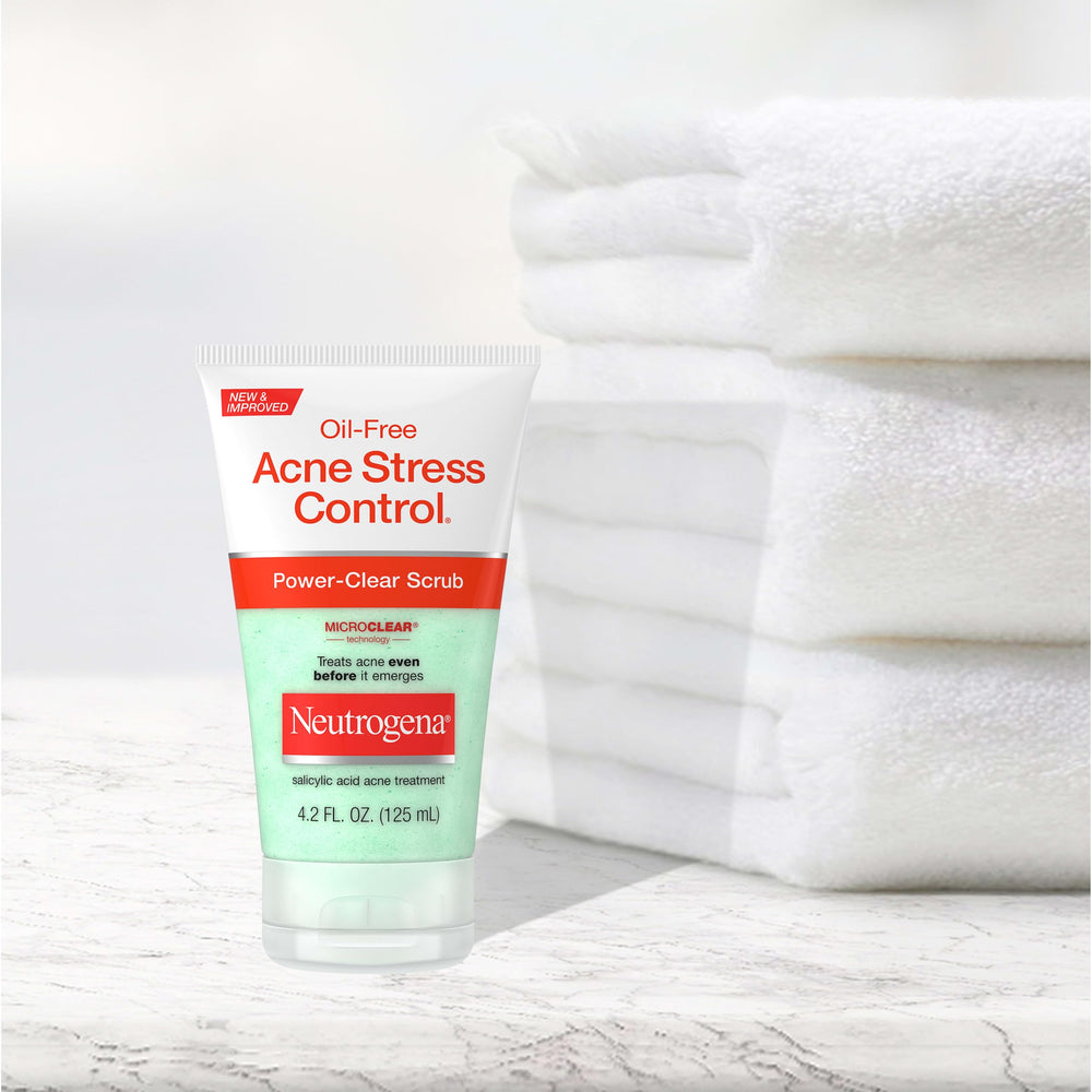 Neutrogena ingredients label close-up highlighting salicylic acid