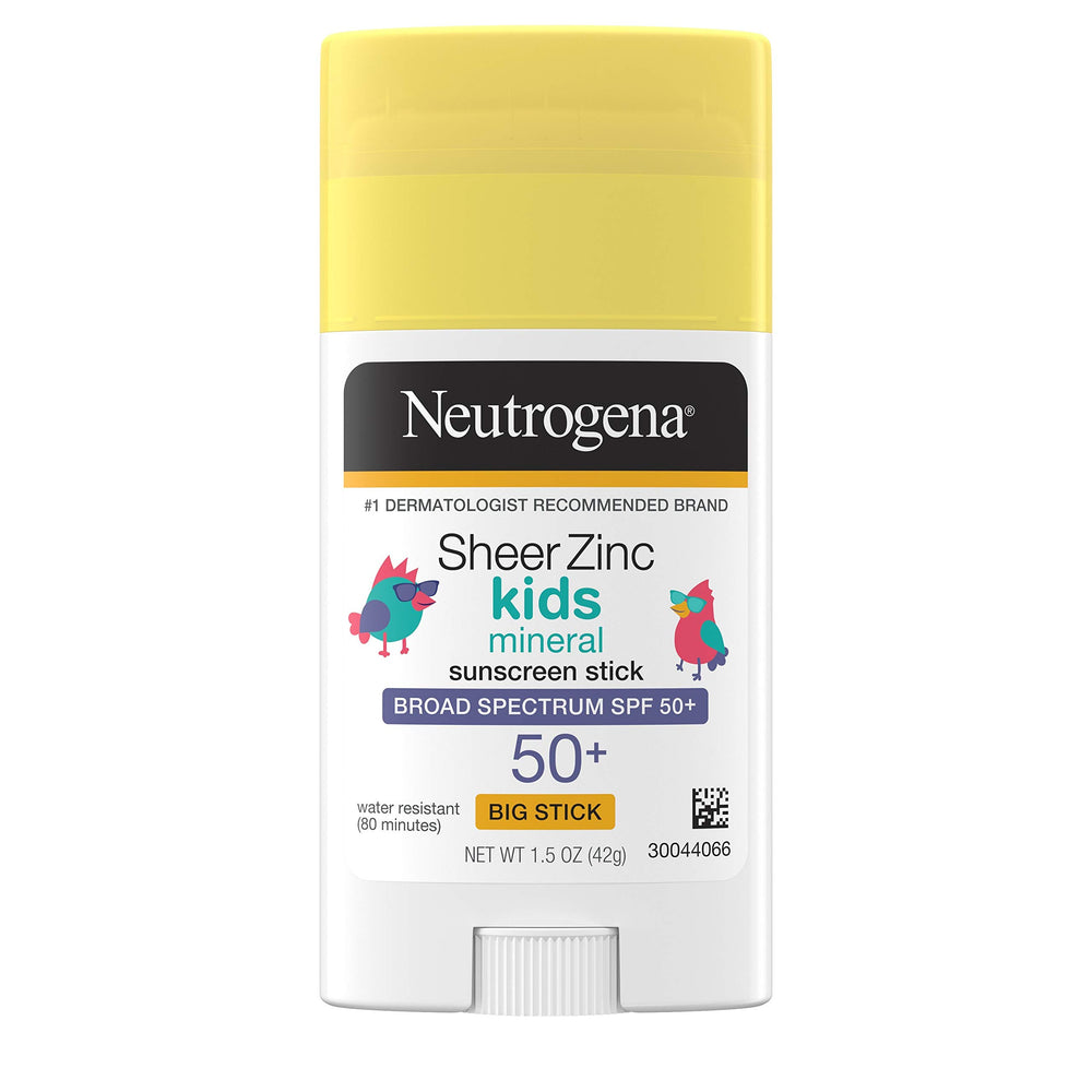 Neutrogena front packaging showing SPF 50+ protection and kid-friendly design