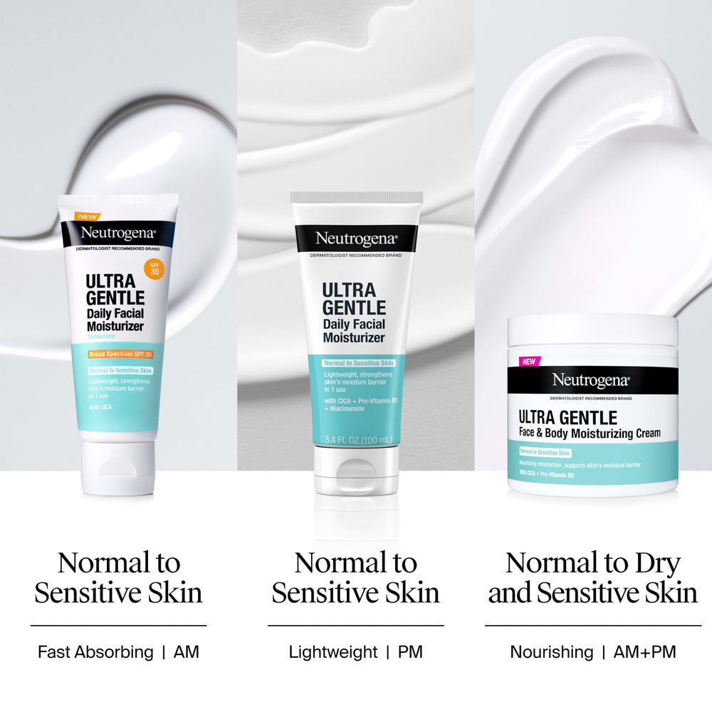 Neutrogena label closeup highlighting broad-spectrum SPF 30 for daily sun defense