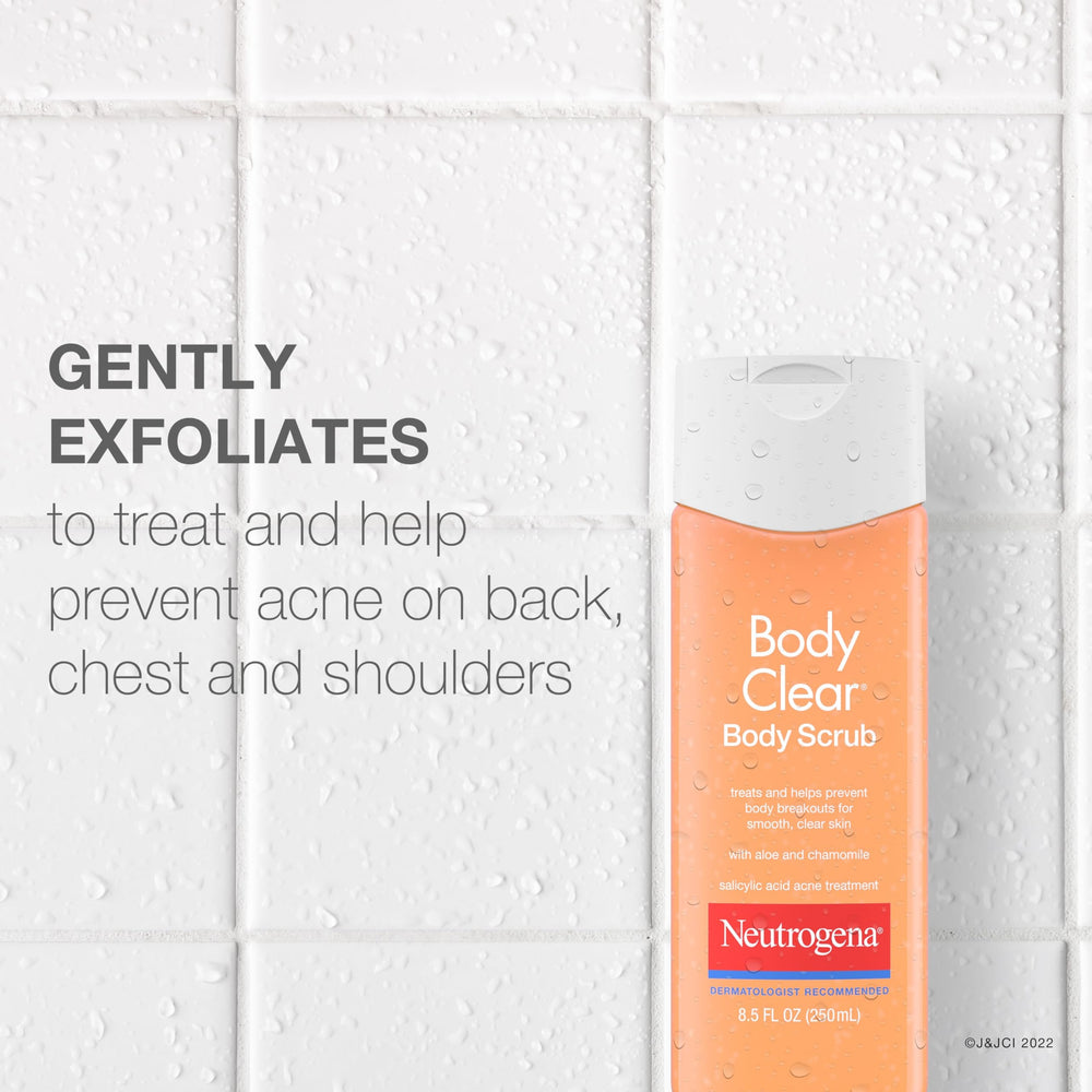 Neutrogena label close-up highlighting 2% salicylic acid and directions