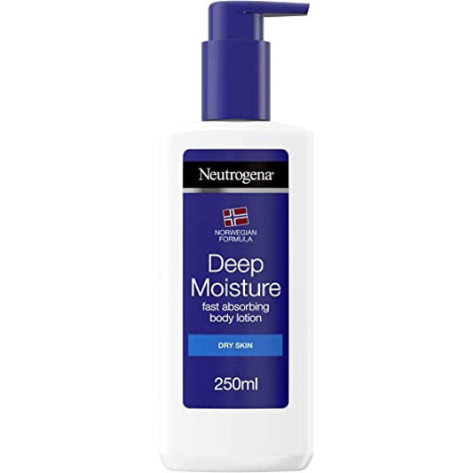 Neutrogena bottle front view showing product and quick-hydration benefit
