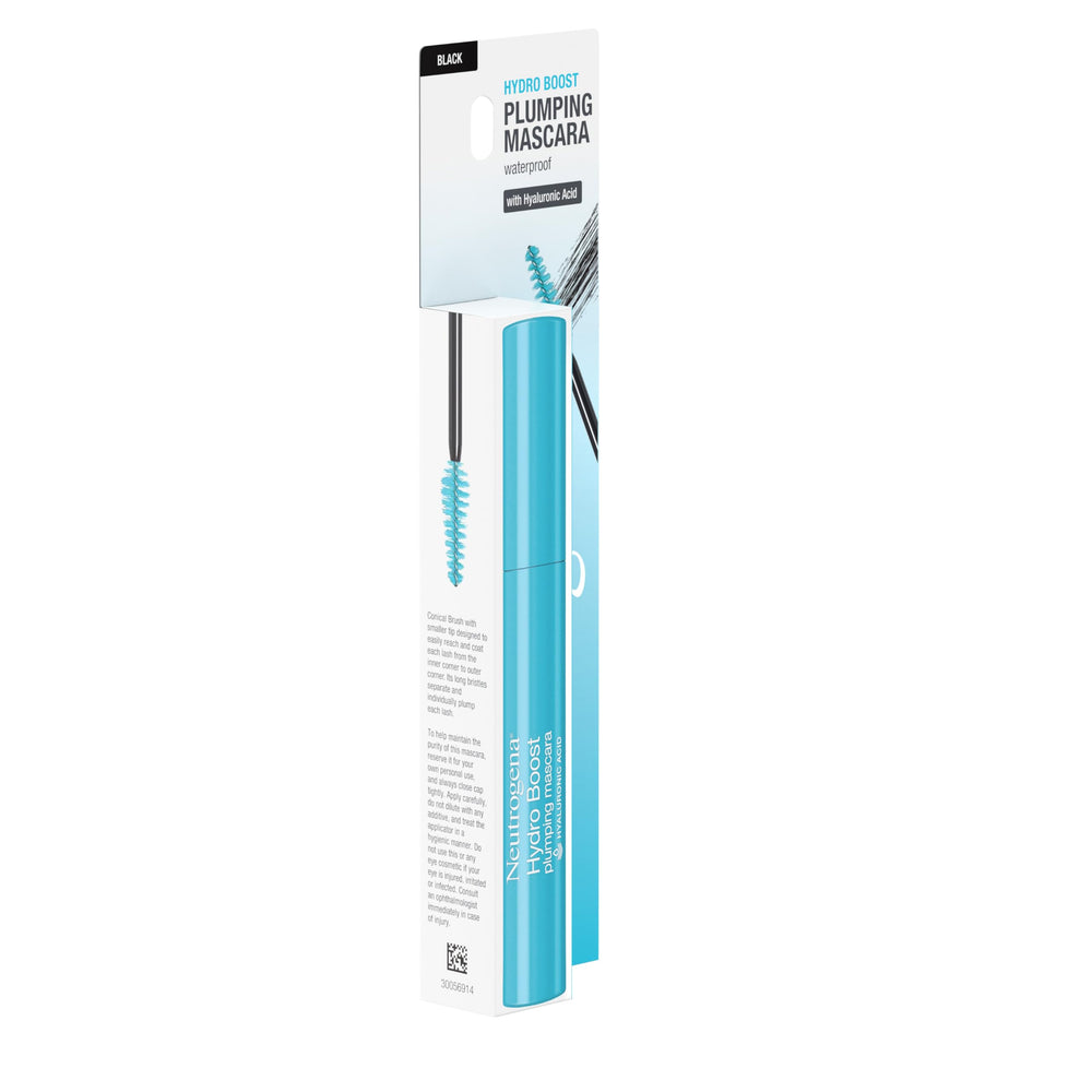Neutrogena mascara brush closeup highlighting tapered wand for precise application
