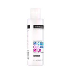 Neutrogena bottle placed on bath counter suggesting easy nightly routine benefit
