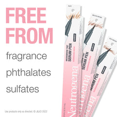 Neutrogena flexible brush tip bending slightly to create controlled, natural strokes