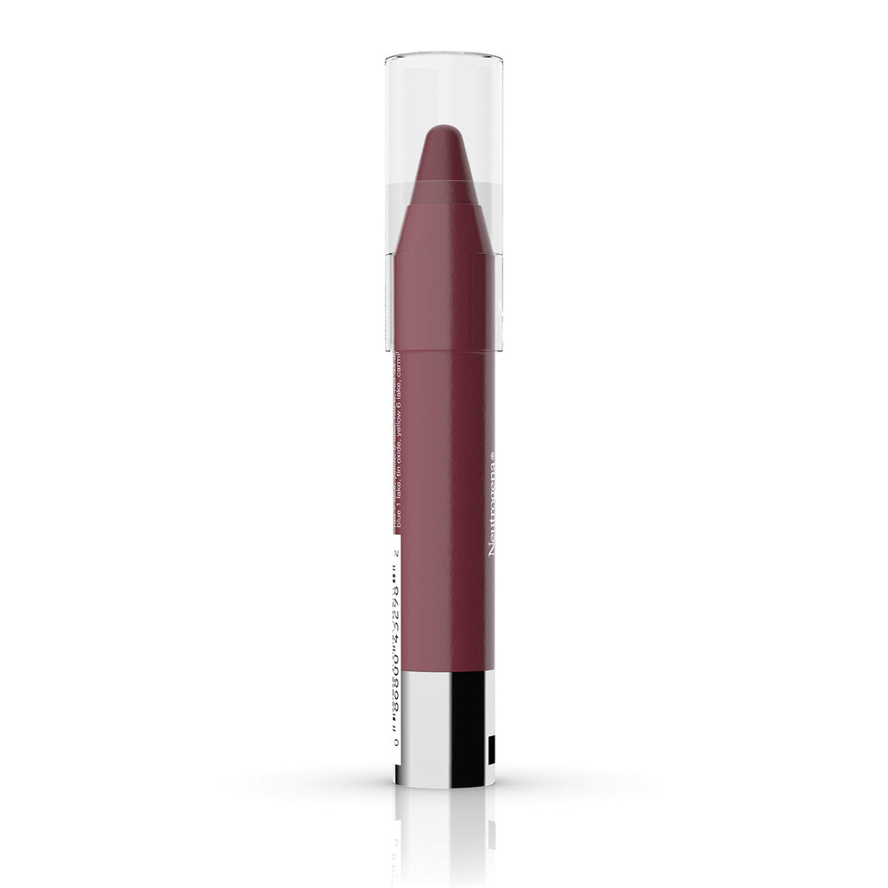 Neutrogena MoistureSmooth applied on lips in lifestyle scene showing wearable color and comfort
