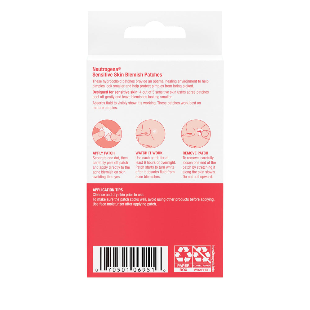 Neutrogena patches beside moisturizer illustrating integration into routine