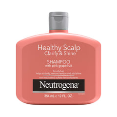Neutrogena bottle front view showing pink grapefruit label and clarifying benefit