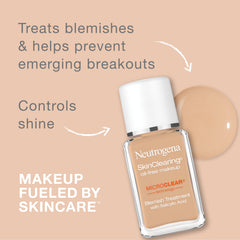 Neutrogena foundation drop texture showing smooth blendability benefit