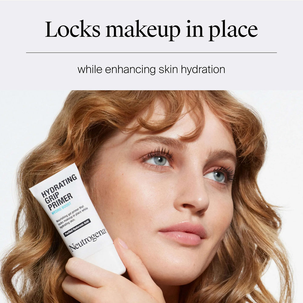 Neutrogena primer applied and set after 30 seconds for perfect base