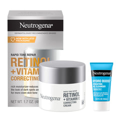 Neutrogena jar front view showing packaging and brand, promising even tone