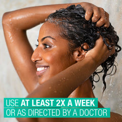 Neutrogena being massaged into scalp showing soothing, cooling relief