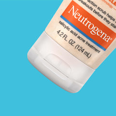 neutrogena tube in hand showing 4.2 oz scale for travel-friendly skincare
