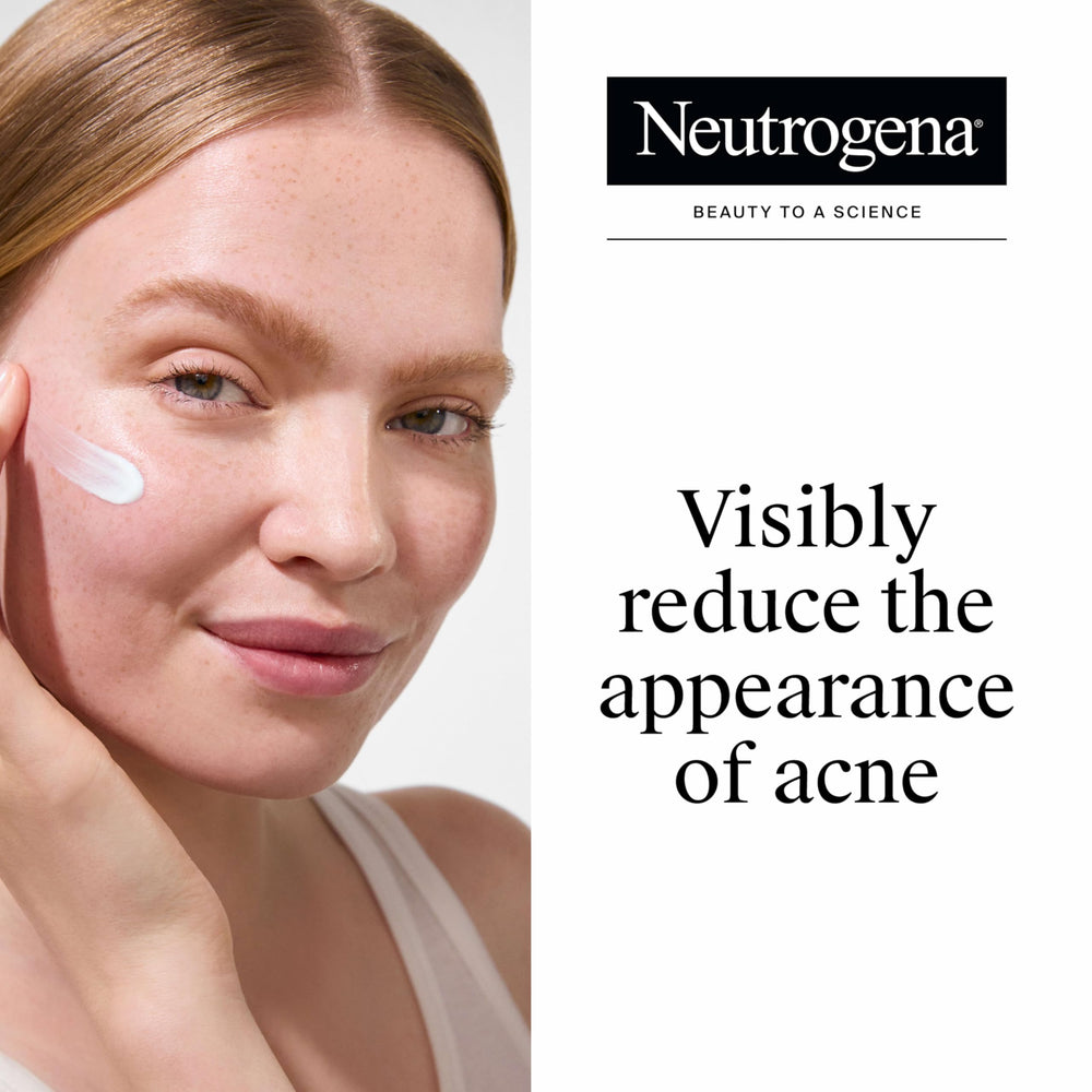Neutrogena gel texture close-up highlighting fast-absorbing formula