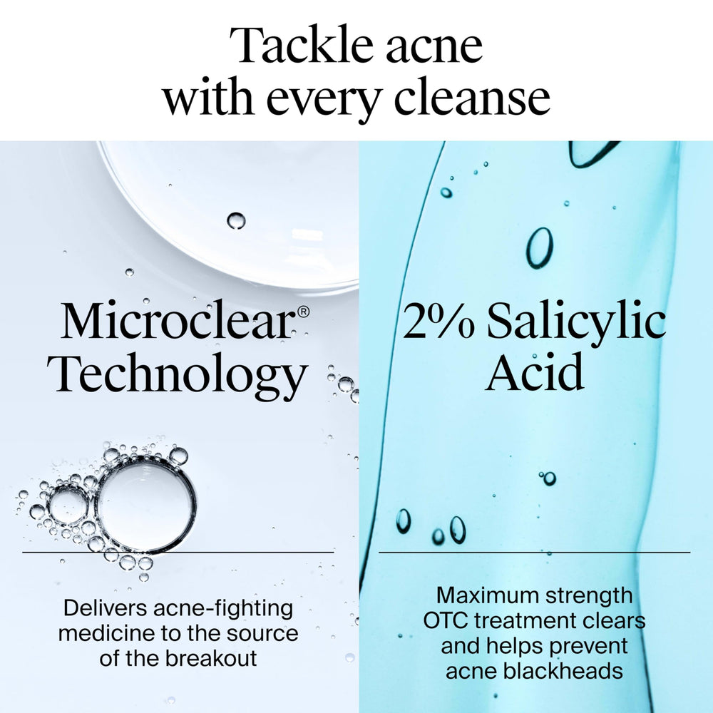 Neutrogena pad application on cheek illustrating gentle exfoliation