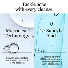 Neutrogena pad application on cheek illustrating gentle exfoliation