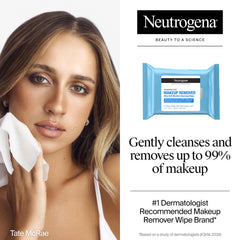 Neutrogena close-up of wipe texture highlighting gentle soft cloth