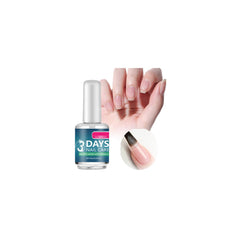 New Cover front packaging showing clear keratin nail strengthener and neat finish