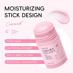 New Cover heel stick open with twist-up mechanism visible for clean application