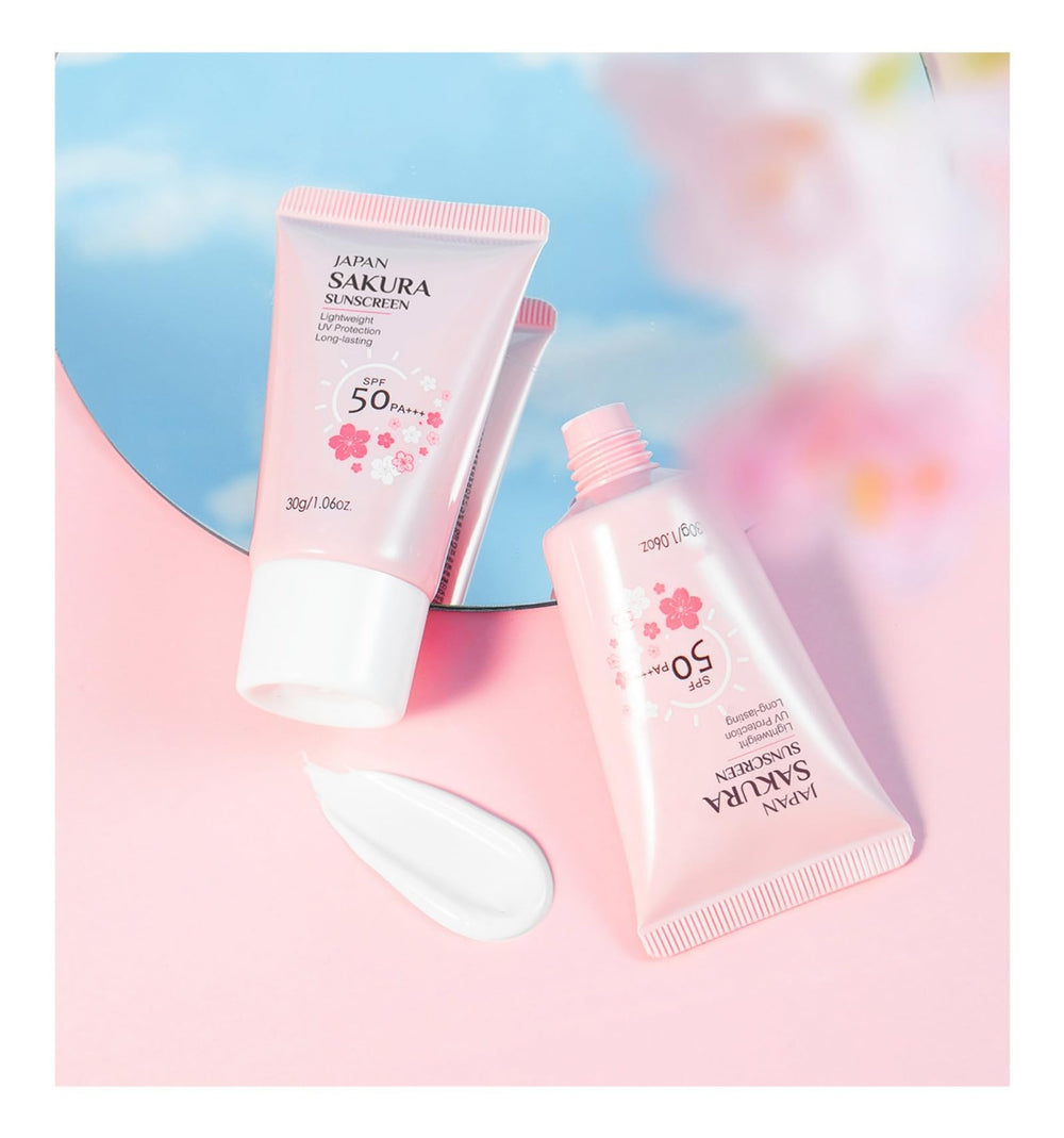 New Cover label and ingredients list showing sakura and hyaluronic hydration