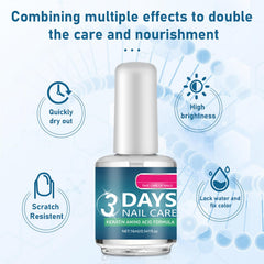 New Cover polish texture close-up showing smooth, clear glossy formula