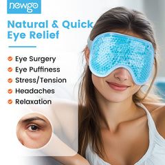 NEWGO close-up plush backing for gentle skin contact, soothing comfort