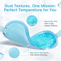 NEWGO close-up smooth plastic side for stronger cooling effect, targeted therapy