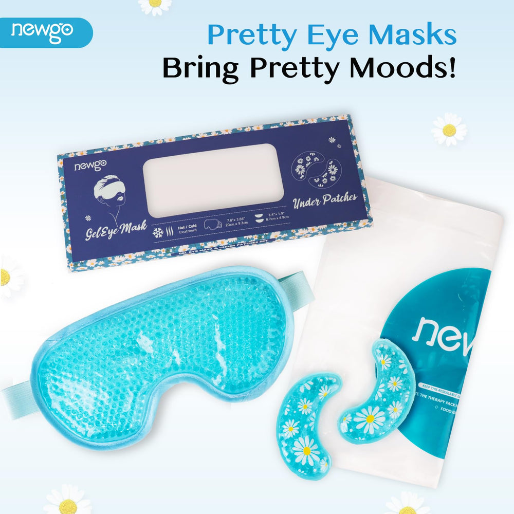 NEWGO eye mask packaging and resealable bag for clean storage convenience