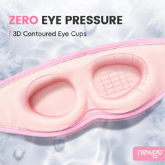 NEWGO gel insert detail highlighting reusable hot and cold therapy benefits