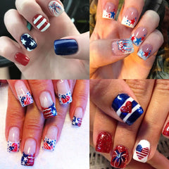 NEWSPIED applying sticker with tweezers for neat placement and faster manicures