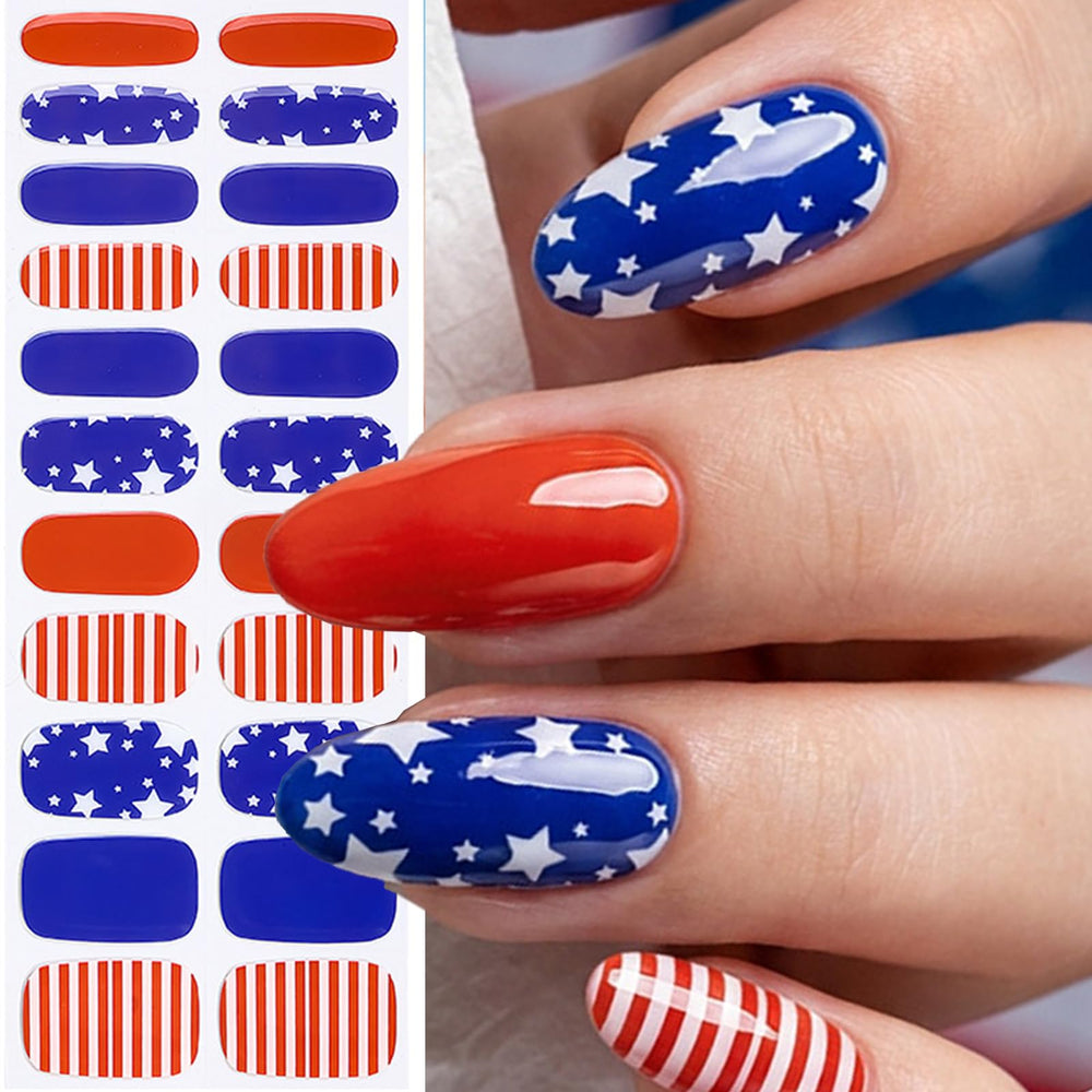NEWSPIED close-up of star and stripe texture highlighting glossy finish