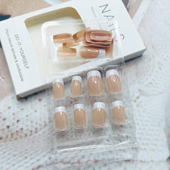 NEWSPIED nails applied on hand displaying natural fit and instant salon-style benefit
