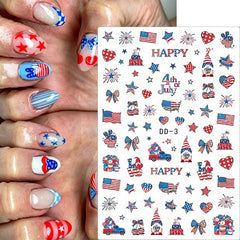 NEWSPIED sticker sheet beside fingers to show size and fit for real nails