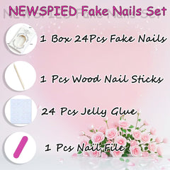 NEWSPIED side profile of nail showing moderate thickness and natural curve for durability