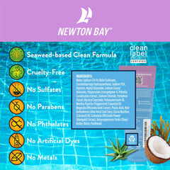 Newton Bay open tube with cap visible highlighting easy dispensing
