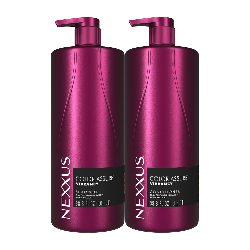 Nexxus front bottles showing packaging and clear product identity for quick recognition