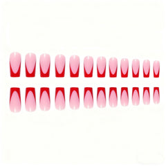 NHIXK applied fingernails full set on hands demonstrating instant polished look