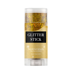 NHIYQF gold glitter stick front packaging showing brand and color benefit