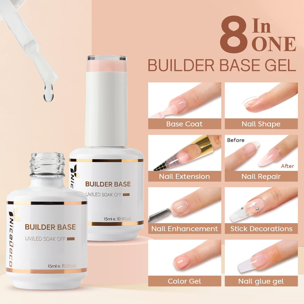 Nicedeco cap swatch display with nude and clear shades for quick selection