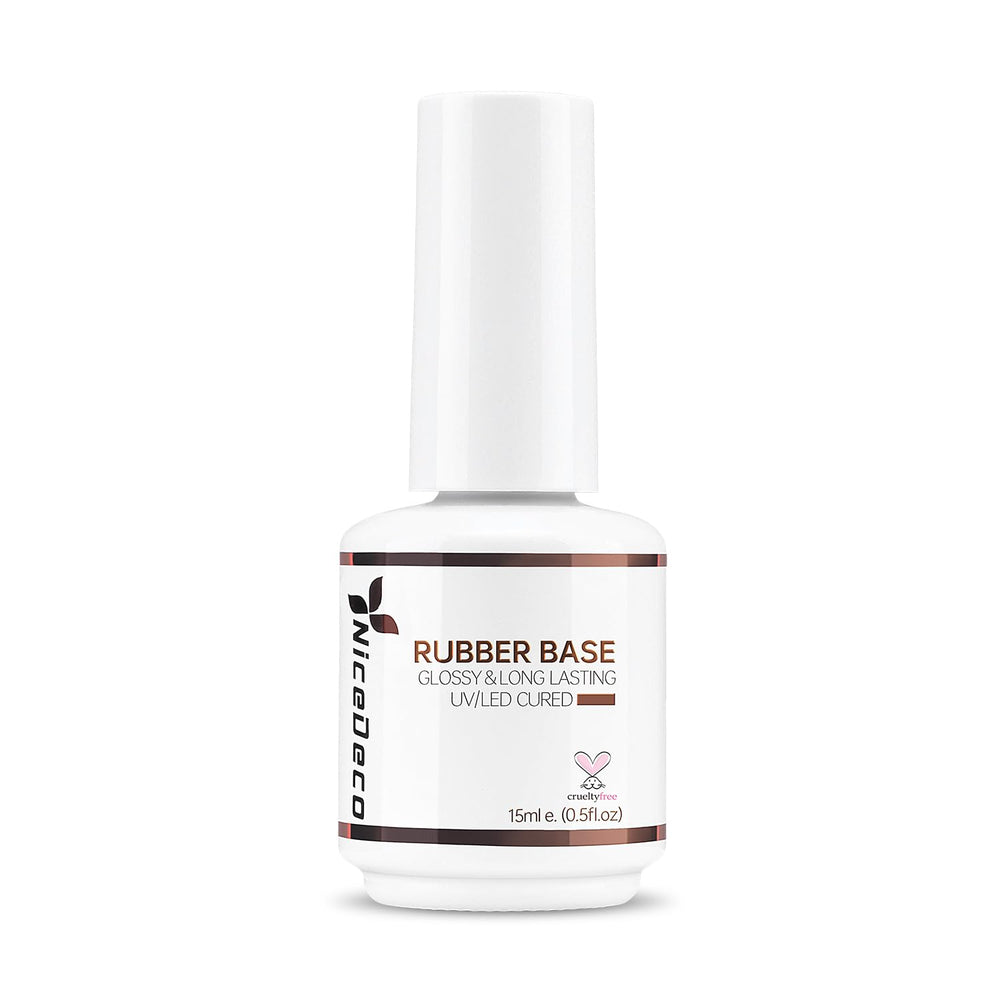 Nicedeco front bottle showing clear rubber base and easy handling benefit