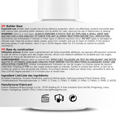 Nicedeco label and ingredient panel highlighting HEMA-free safe formulation