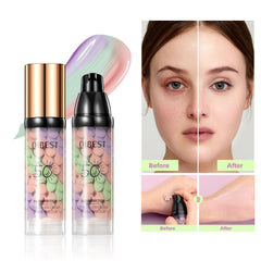 NICEFACE skin close-up showing matte-dewy finish and blurred pores benefit